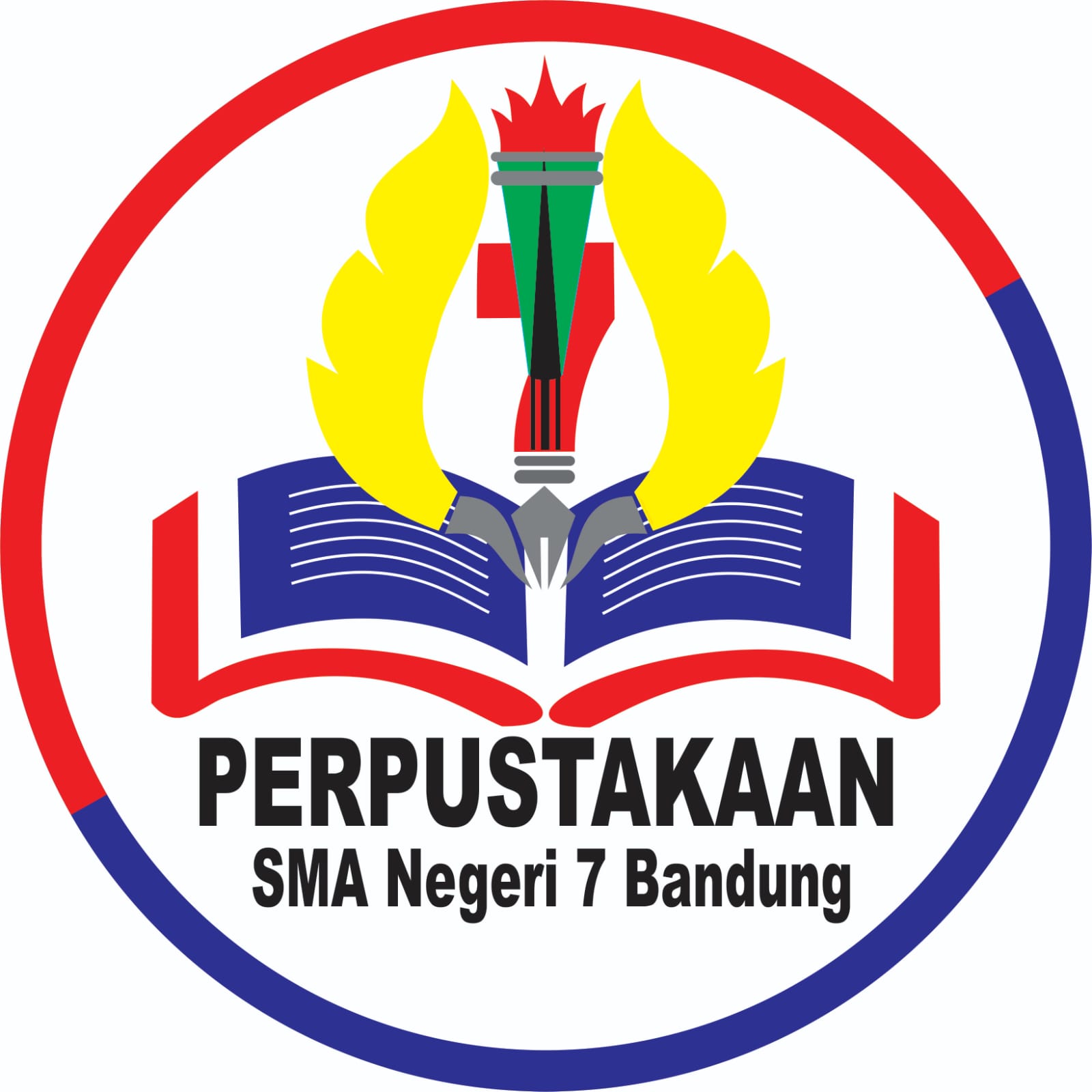 Logo Perpustakaan SMAN 7 Bandung